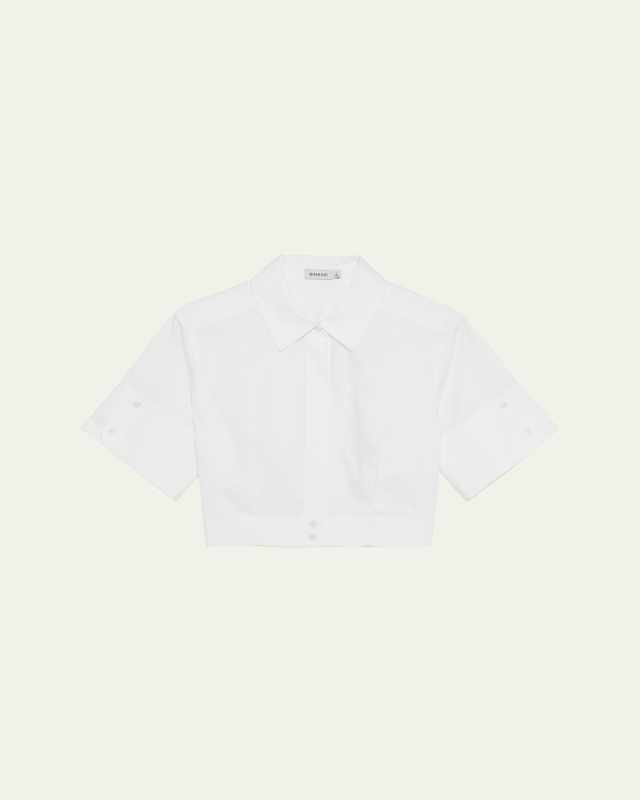 Nicky Short-Sleeve Crop Top